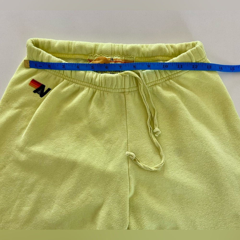Aviator Nation Lime Green Sweatshirt & Hoodie Set with Pink Lightning Bolt - Picture 14 of 16